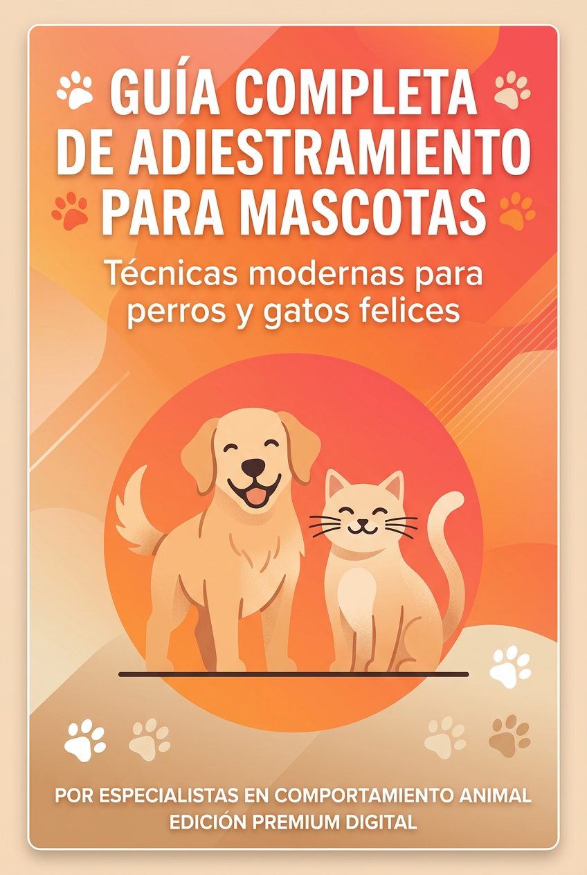 Portada eBook Guía Completa de Adiestramiento para Mascotas 2026